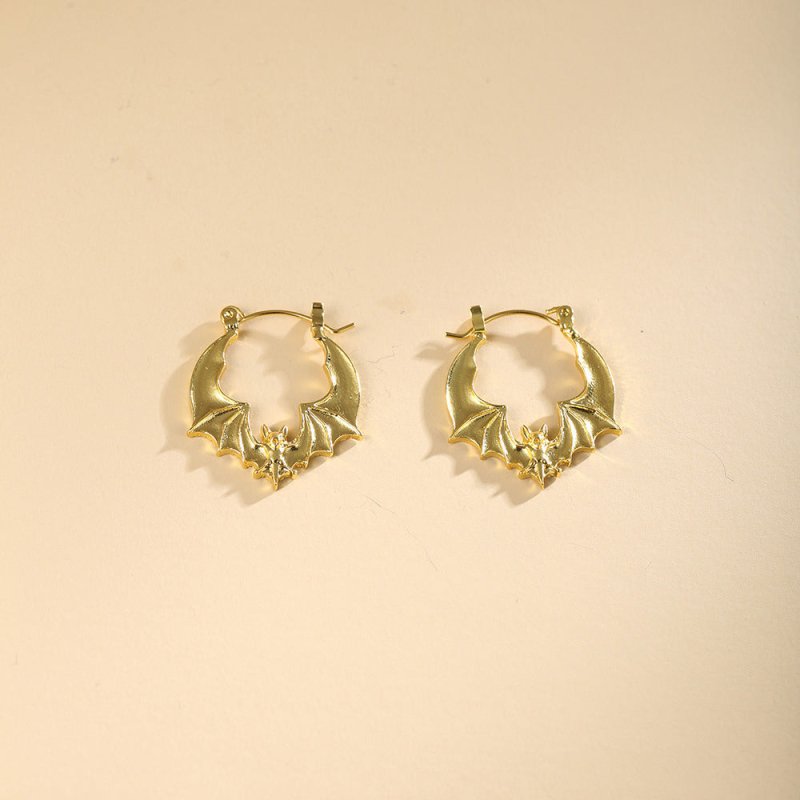 Bat Earrings Punk Exaggerated-Jewearrings