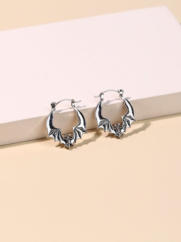 Bat Earrings Punk Exaggerated-Jewearrings