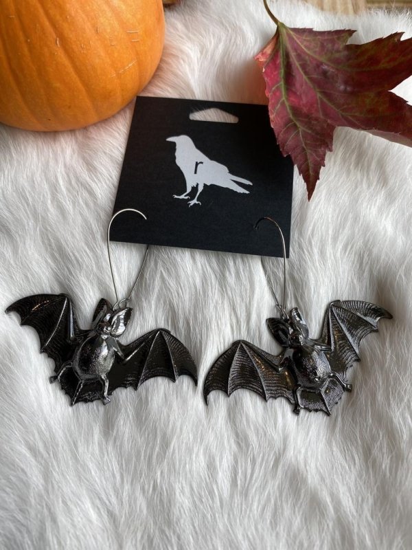 Bat Earrings Retro Big-Jewearrings