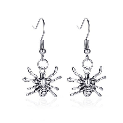 Bat Earrings Skull Spider-Jewearrings