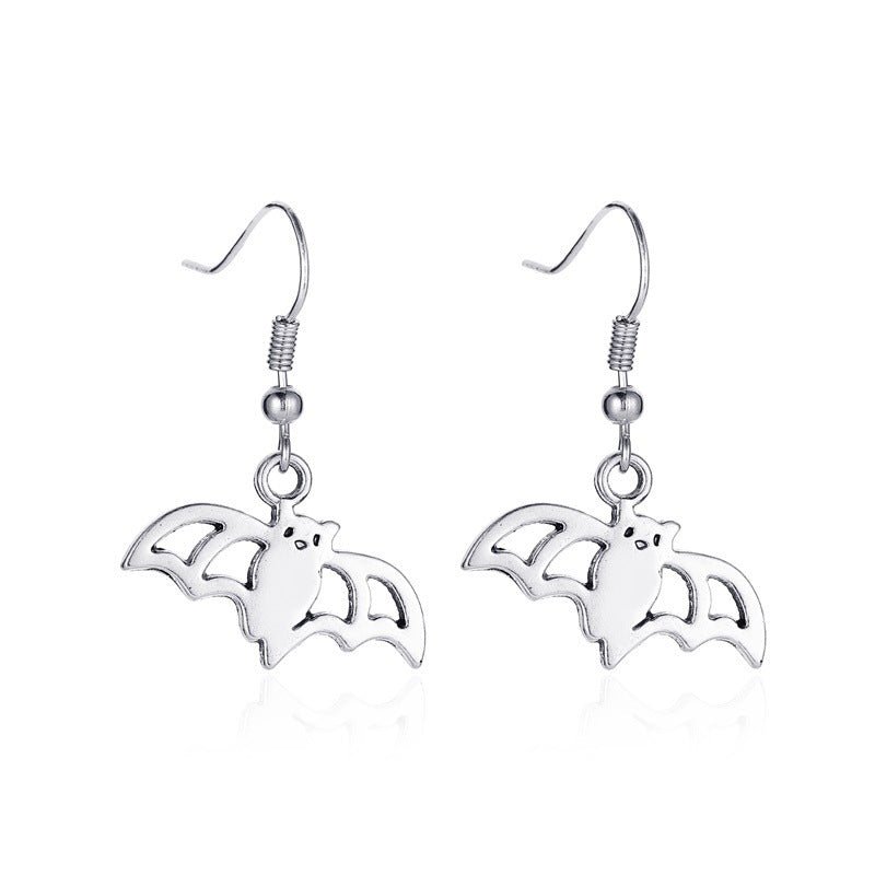 Bat Earrings Skull Spider-Jewearrings