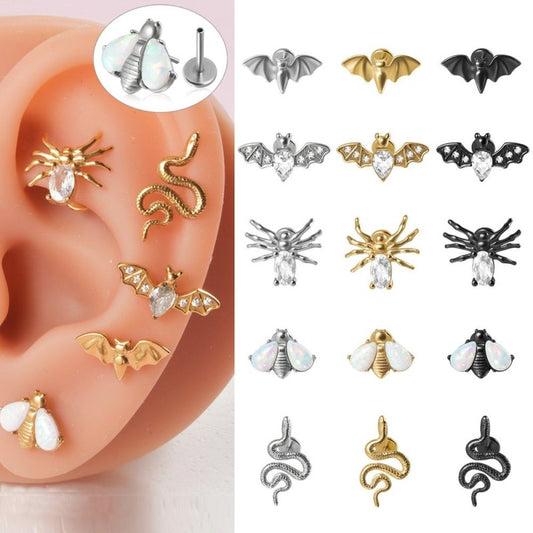 Bat Earrings Snake Bee Spider-Jewearrings