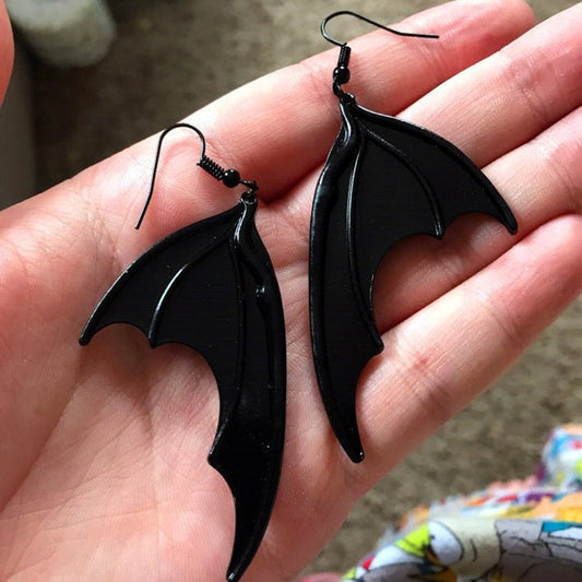 Bat Earrings Vampire Wings-Jewearrings