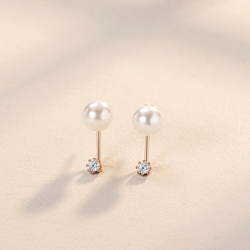 Sterling Silver Vintage Pearl Earrings-Jewearrings