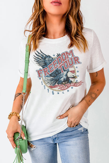 FREEDOM TOUR Graphic Tee-Jewearrings