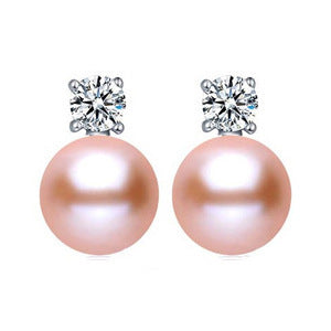 Princess Freshwater Pearl Ladies Earrings-Jewearrings