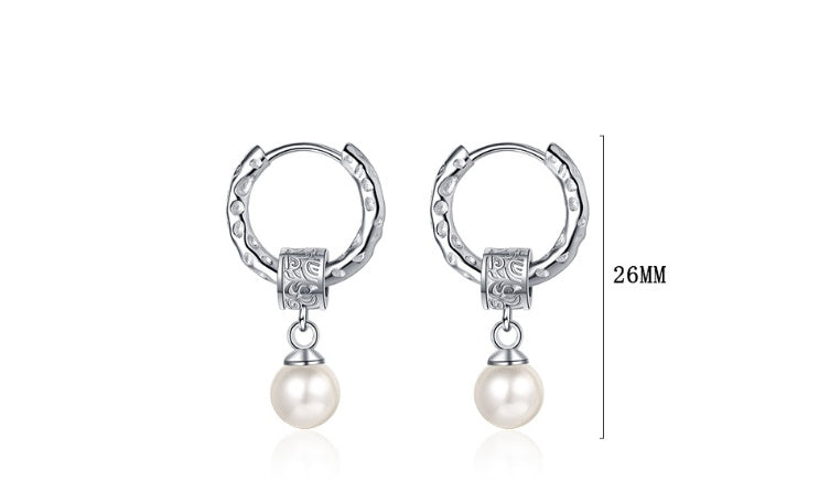 S925 Sterling Silver Water Pearl Earrings-Jewearrings