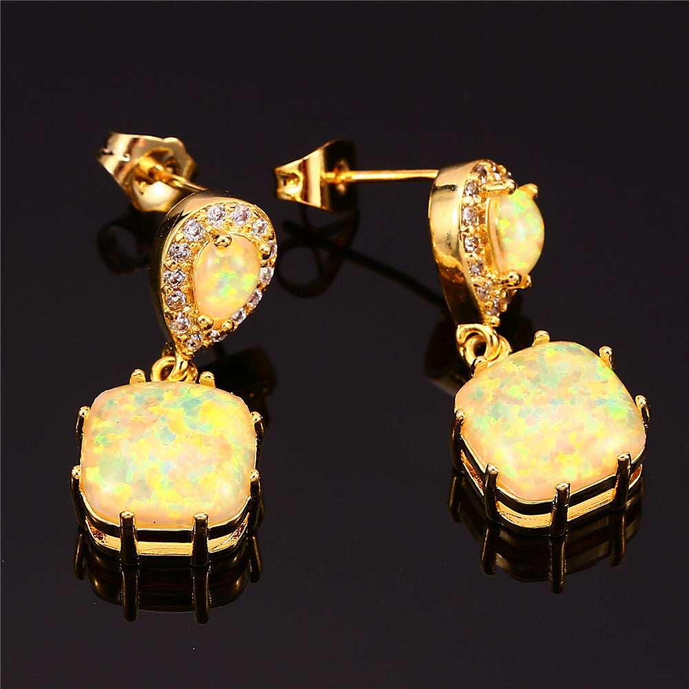 Light Luxury Gold Water Drop Earrings-Jewearrings