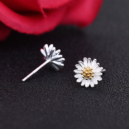 Women's S925 Sterling Silver Necklace Stud Earrings Ring Fashion-Jewearrings