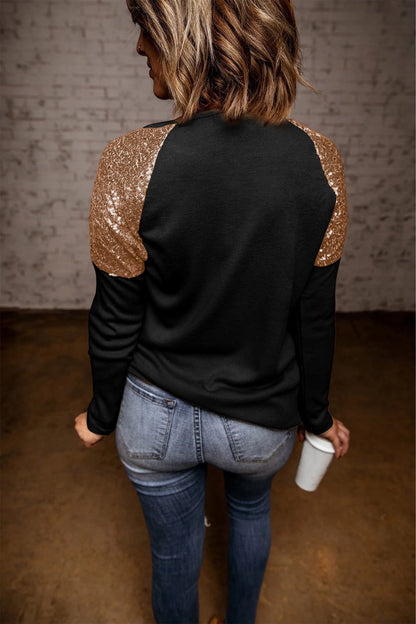 Sequin Nutcracker Long Sleeve Sweatshirt-Jewearrings