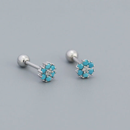 Beautiful Blue Earrings Fashionable Pine-Jewearrings