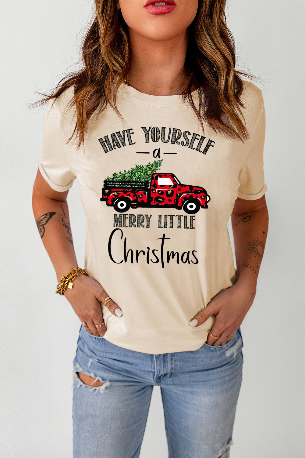 HAVE YOURSELF A MERRY LITTLE CHRISTMAS Short Sleeve T-Shirt-Jewearrings