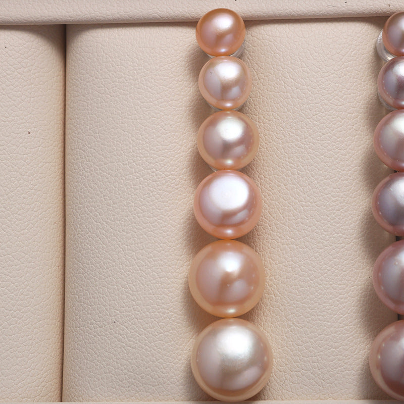 Natural Freshwater Bread Pearl Stud Earrings-Jewearrings