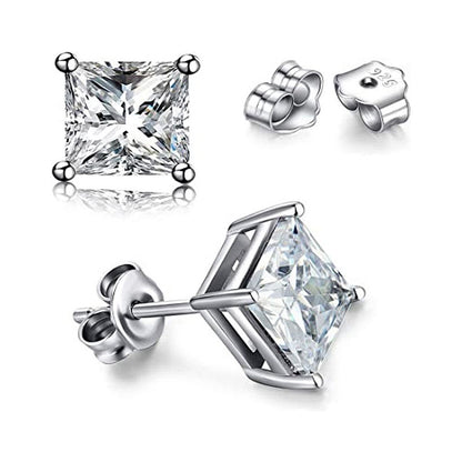 925 Sterling Silver Earrings Special-interest Design Commuting Moissanite-Jewearrings