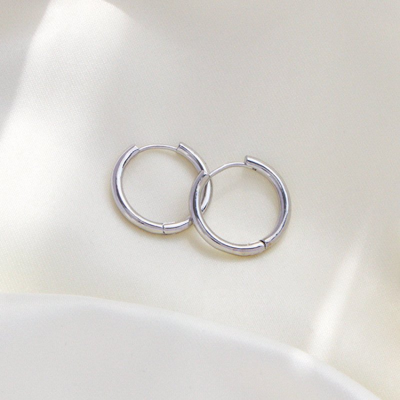 Big And Small Circles Earring Eardrop Temperament Personality Stud Earrings Simple All-match Ear Jewelry-Jewearrings