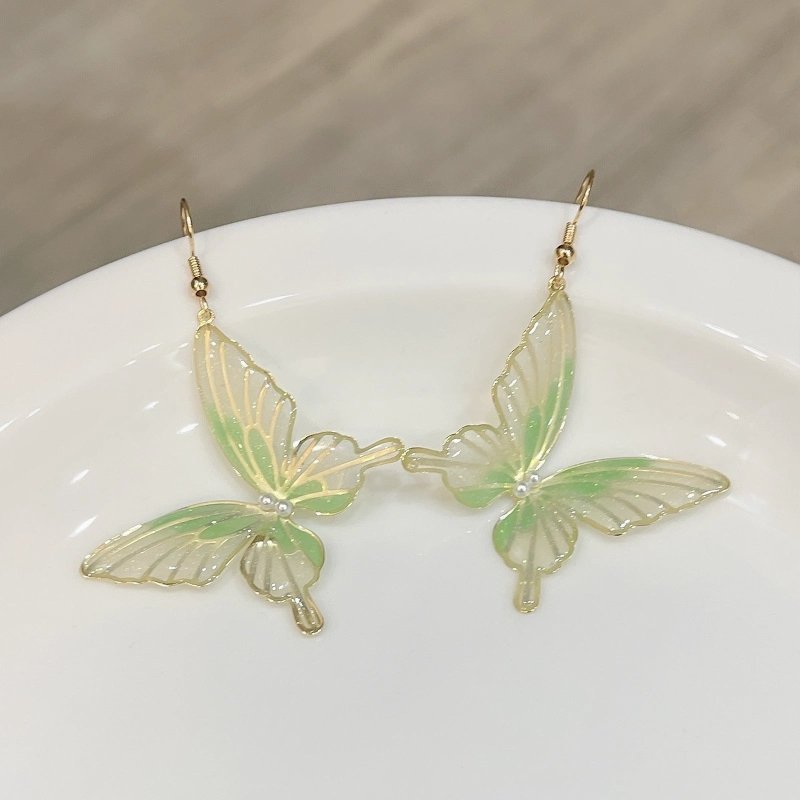 Big Bowknot Earrings Fairy Mori Style-Jewearrings