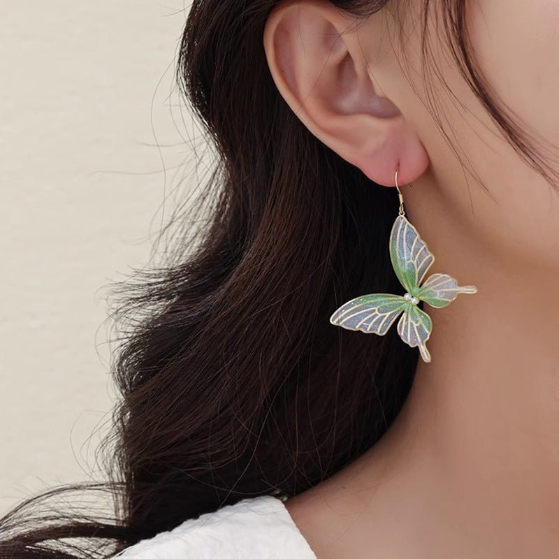 Big Bowknot Earrings Fairy Mori Style-Jewearrings