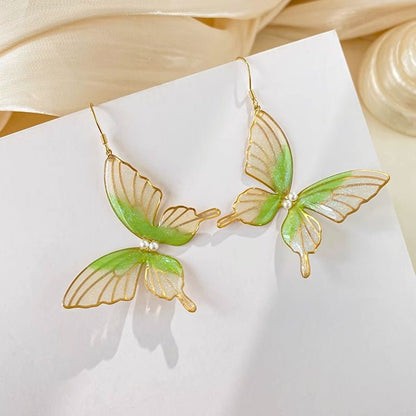 Big Bowknot Earrings Fairy Mori Style-Jewearrings