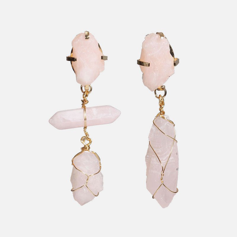 Big Brand Temperament Exaggerated Asymmetrical Acrylic Ins Earrings Female Geometric Long Wild Earrings-Jewearrings