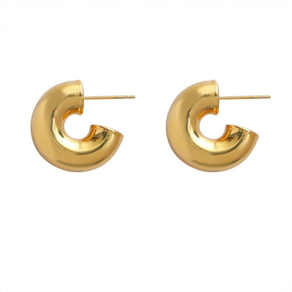 Big Circle Earrings Fashion Street Jewelry In Europe And America-Jewearrings