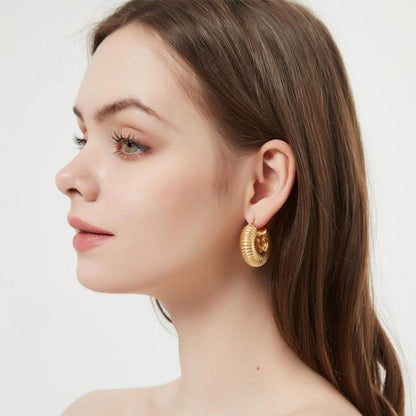 Big Circle Earrings Fashion Street Jewelry In Europe And America-Jewearrings