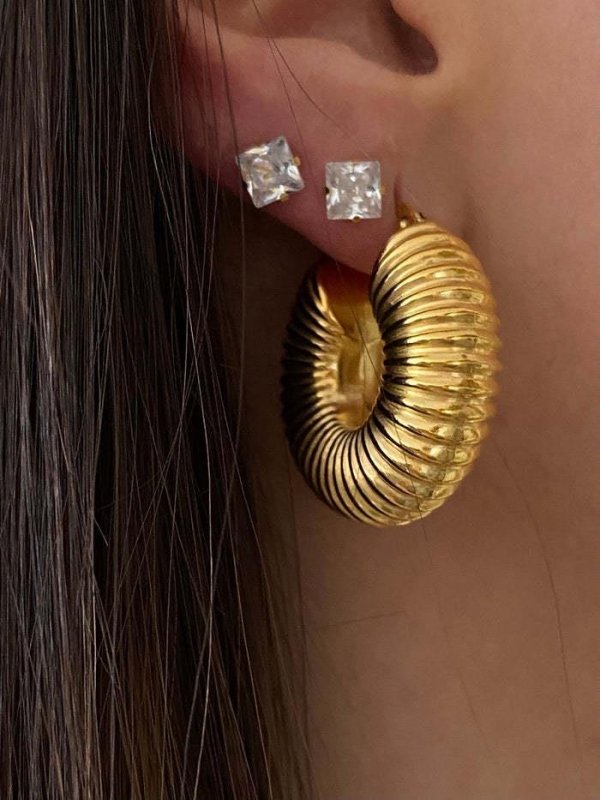 Big Circle Earrings Fashion Street Jewelry In Europe And America-Jewearrings