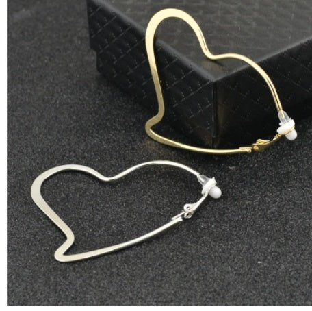 Big Circle Earrings Love Style Personality-Jewearrings