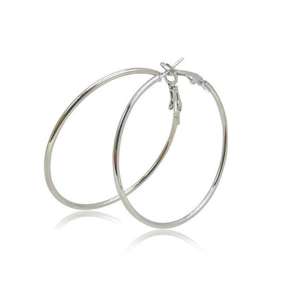 Big Circle Metal Exaggerated Circle Earrings Circle Geometry Earrings-Jewearrings