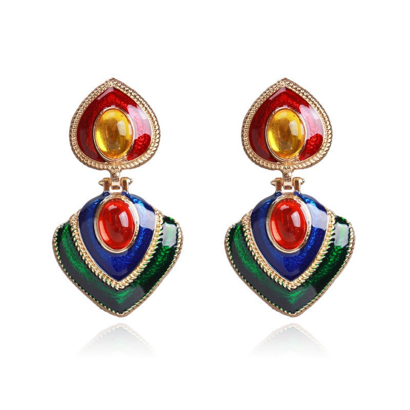 Big Earrings Exaggerated Ladies Fashion Personality Creative Retro-Jewearrings