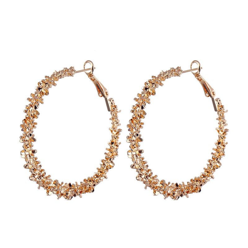 Big Round Hoop Earrings Women'S Fashion-Jewearrings