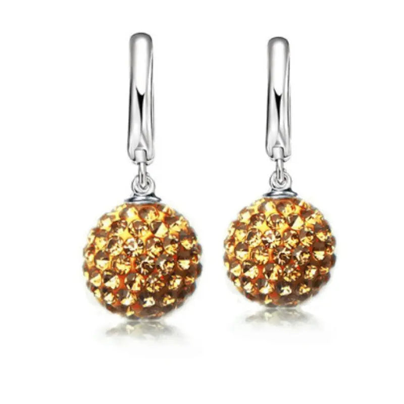 Black Disco Ball Earrings ✨ Shine Like a Diamond-Jewearrings