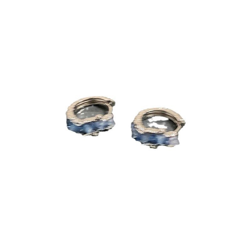 Blue Ear Ring Women's Trendy Earrings-Jewearrings