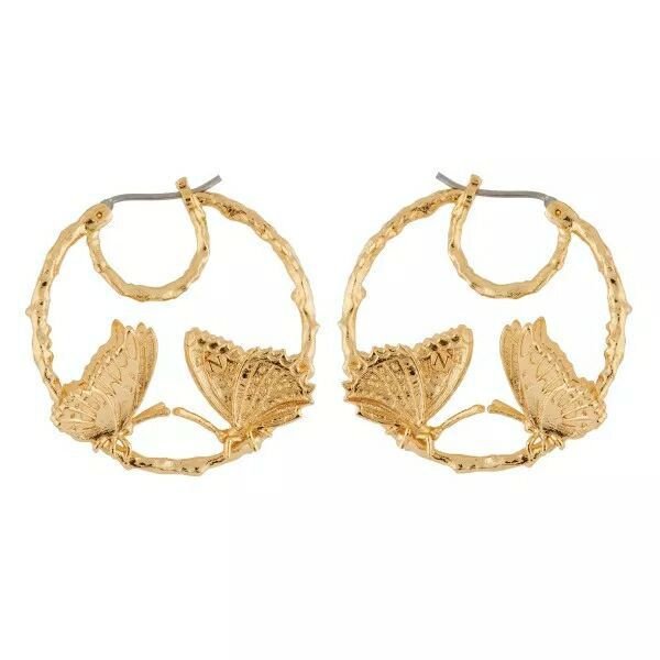 Brass plating real gold earrings-Jewearrings