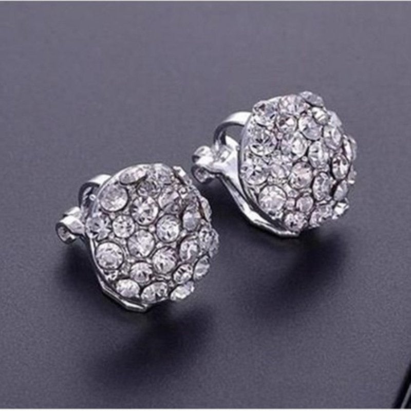 Bridal temperament no hole Pearl Earrings ear clip-Jewearrings