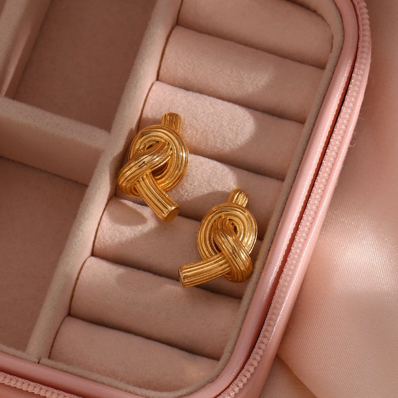 Briony Gold Earrings-Jewearrings