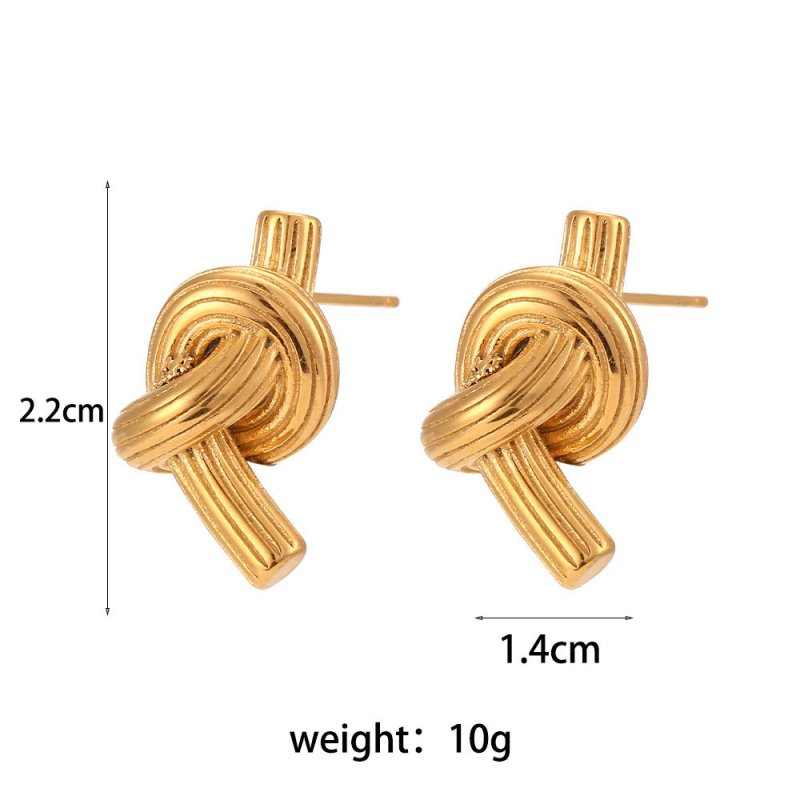 Briony Gold Earrings-Jewearrings