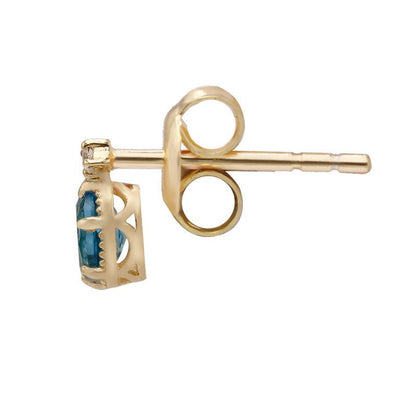 But London Blue Topaz Earrings-Jewearrings