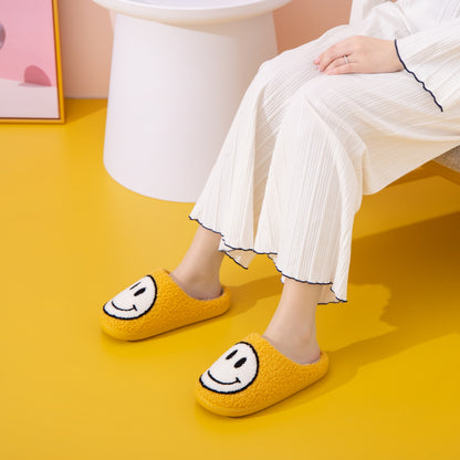 Melody Smiley Face Slippers-Jewearrings