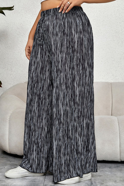 Plus Size High Waist Wide Pants-Jewearrings