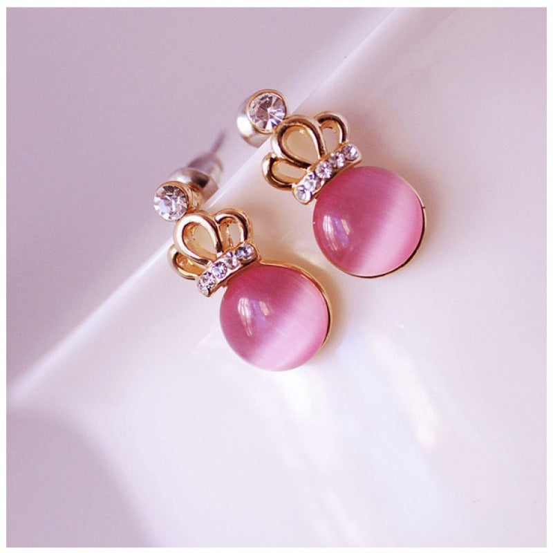 Korean Fashion Pearl Stud Earrings-Jewearrings