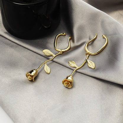 Fancy Non-hole Ear Clip Celebrity Light Luxury Cold Wind Earrings-Jewearrings