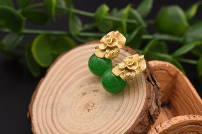 Pearl High-quality Jade European And American Retro Earrings-Jewearrings