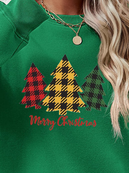 MERRY CHRISTMAS Dropped Shoulder Sweatshirt-Jewearrings