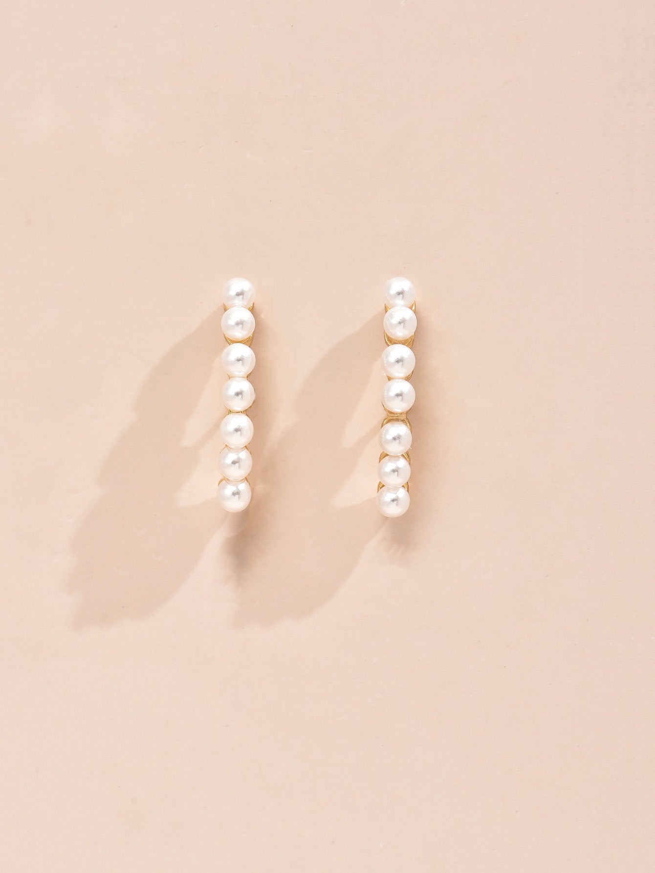 Personalized Women's Simple Pearl Earrings Earrings-Jewearrings