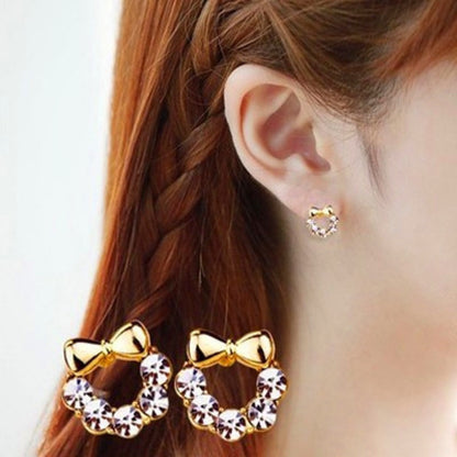 Korean Fashion Pearl Stud Earrings-Jewearrings