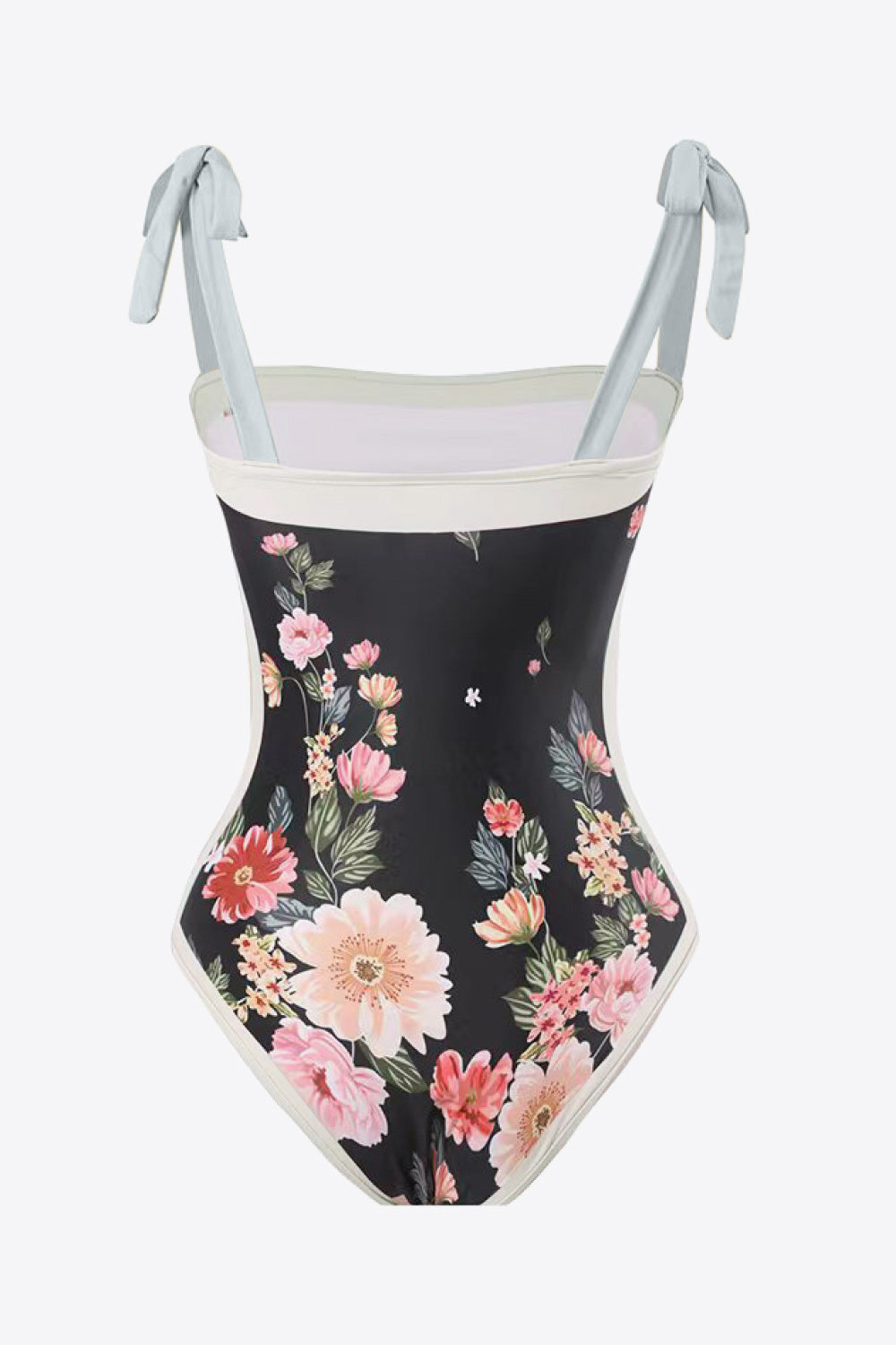 Floral Tie-Shoulder Two-Piece Swim Set-Jewearrings