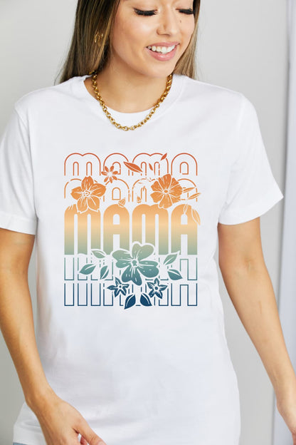 Simply Love Full Size MAMA Graphic Cotton T-Shirt-Jewearrings