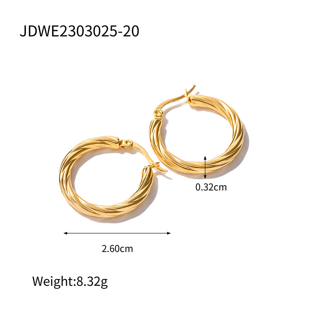 Zephy Hoop Earrings-Jewearrings