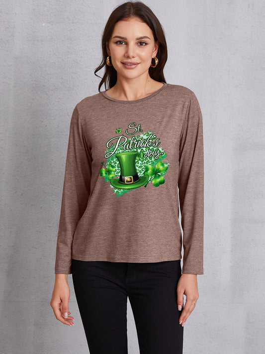 ST. PATRICK'S DAY Round Neck T-Shirt-Jewearrings