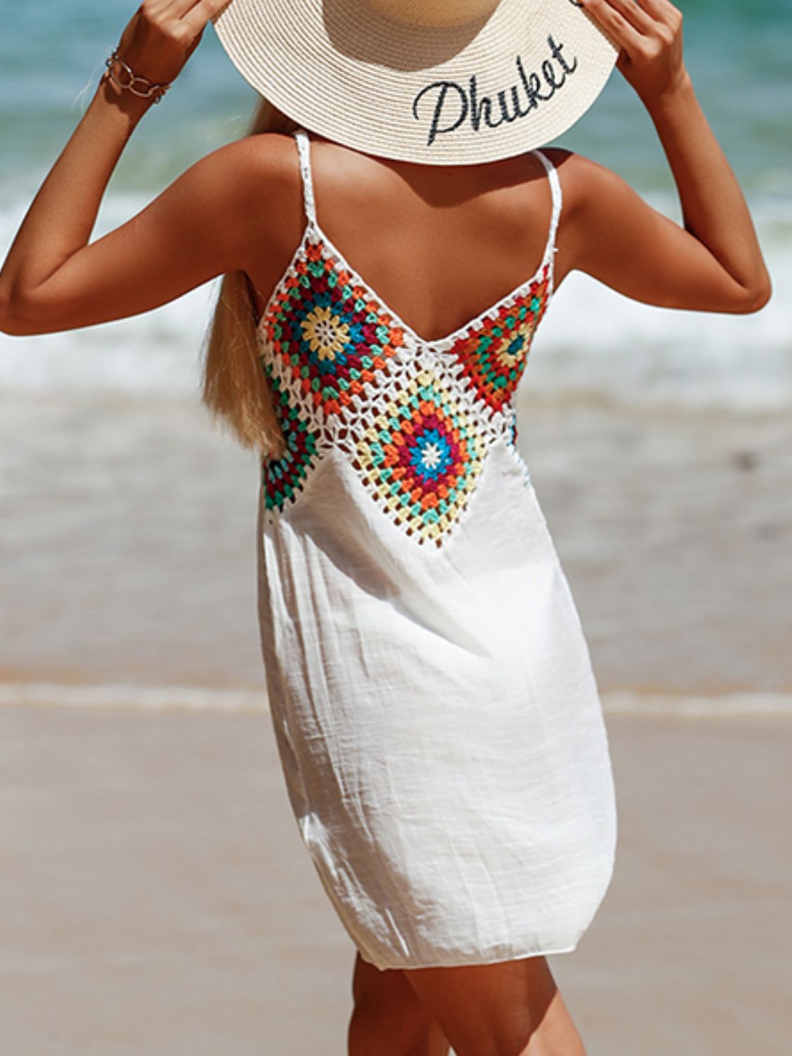 Cutout V-Neck Cover-Up Dress-Jewearrings